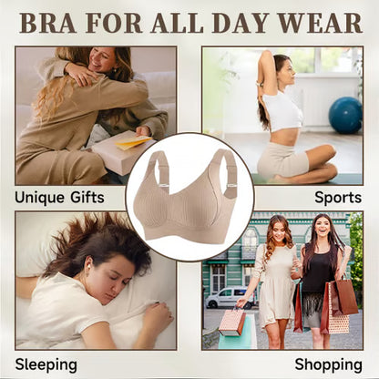 🏆Last Day Buy 1 Get 3 Packs🔥Super Firming Wire-Free Full Cup Bra All-Day Comfort No More Sagging (3-Pack Value Set)